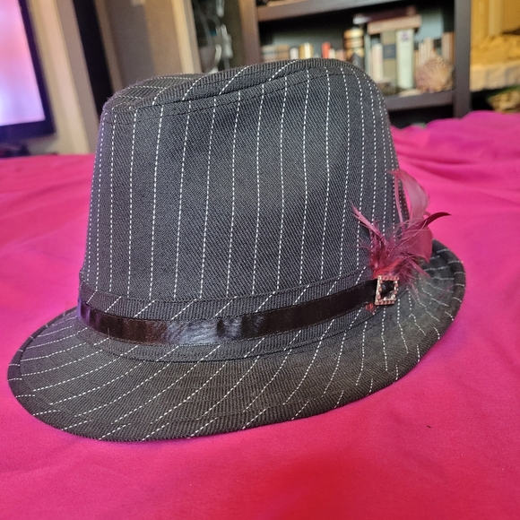 Pinstripe Fedora - Picture 3 of 4